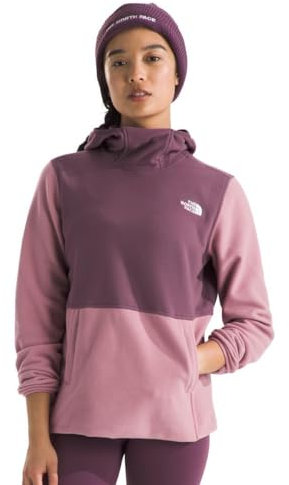 THE NORTH FACE Damen Glacier Fleece Pullover Hoodie, Mauve/Midnight Mauve, XS