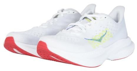Hoka One One Mens Mach 6 Textile White Nimbus Cloud Trainers 8.5 UK