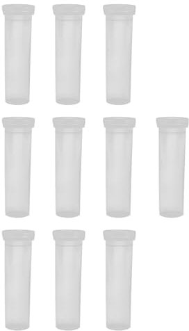 EXCEART Blumenwasserröhrchen aus Kunststoff für Floristen, Weiß