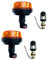 MelTruck® 2x LED Rundumleuchte 4 Blitzmuster Warnleuchte 12V 24V E9 für LKW PKW Traktor (Aufsteckrohr I)