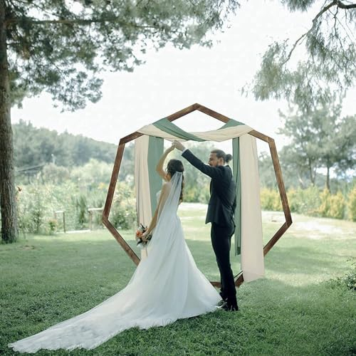 Gartenbogen holz,Garten-Torbogen,Blumenarrangement Dekoration,für Hochzeit,Fotokabine Hintergrundständer,Party,Stabil,Freistehend,Rankhilfe,Pergola Rosenbogen aus Holz