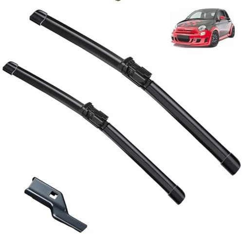 Scheibenwischer vorne, für FIAT 500 500C 2009–2016, Windschutzscheibe, Windschutzscheibe, Fenster, Regenbürste, 24;;14;; Nicht U-Typ