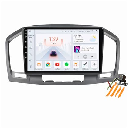 YLOXFW Autoradio Stereo Android 13.0 Navi für Opel Insignia 2008-2013 Sat GPS Navigation 9 zoll Cartablet DVD Multimedia Player FM BT Receiver mit Carplay 4G 5G WIFI DSP SWC,M6 pro2