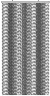 BIANCHERIAWEB Tenda Antimosca Antirumore Caduta Pannello Porta Finestra Casa PON PON 120X230 Grigio Scuro