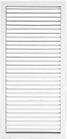 Liveinu Griglia di Ventilazione Rettangolare, Griglia Aerazione In Alluminio, Griglia di Espulsione dell'aria per Soffitto Cucina e Bagno, Bianco 5, 25x25cm
