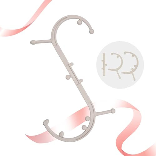 HubiCare Massagestab, Massage-Triggerpunkt, Körpertiefengewebe, Handgriff, Rücken, Nacken, Schulter, Beine und Füße, Muskelentlastungswerkzeug, Selbstmassage-Hakenstab für Frauen und Männer (Beige)