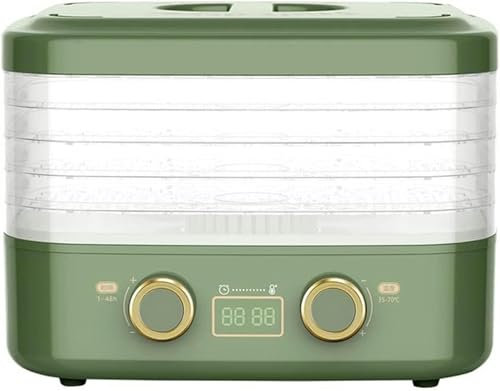 AFLEPCBRQ Food Dehydrator, 5 Trays, Dried Fruits, Vegetables, Herbs, Meat, Mac Drying, Electric Machine, Air Dryer, Oven
