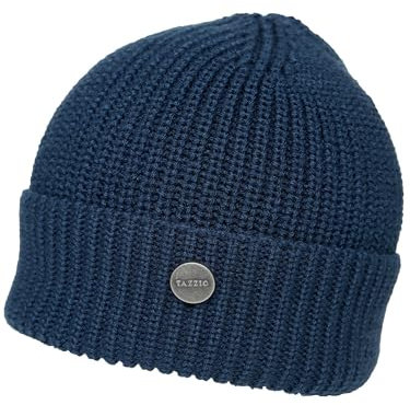 Tazzio Beanie Mütze für Herren und Damen Unisex Wollmütze Strickmütze Winter A501 (DE/NL/SE/PL, Alphanumerisch, Einheitsgröße, Indigo)