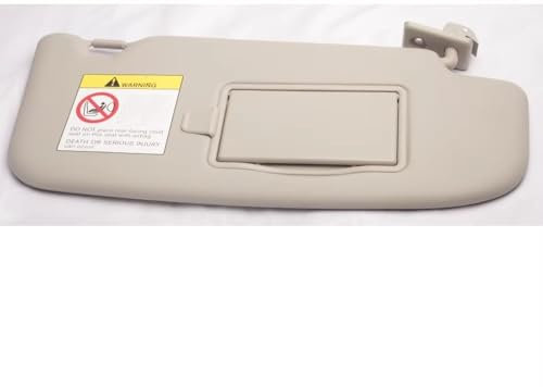 Parasol Coche Delantero para Nissan para Qashqai 2016 2017 2018 2019 2020 2021 2022 1 Parasol Izquierdo Y Derecho Gris con Espejo De Maquillaje Parasol Auto Interior(Derecha)