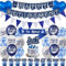 Ruhestand Dekorationen (Ruhestand Dekorationen Blau Silber)