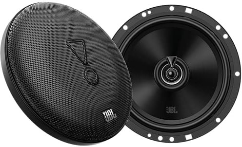 JBL Stage2 GEN2 65 – 6.5 Inch (165mm) 2-Way Coaxial Car Speakers – 60W RMS – 240W Peak – High Sensitivity Audio – OEM Upgrade – Compact Fit – Easy Install – with Grilles – Pair