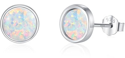 Damen Leuchtende Ohrstecker 925 Sterling Silber Stern Ohrringe Klein Nachtleuchtende Muttertags Weihnachts für Mädchen Frauen Kinder Mama Freundin Tochter
