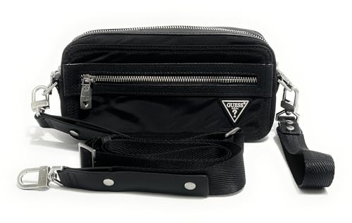 GUESS Umhängetasche Handgelenktasche Berlin Camera Bag Black schwarz