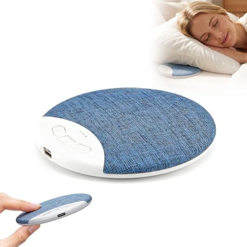 comenem Kissenlautsprecher Bluetooth, 3-Geschwindigkeits Smart Timer, Mini Kopfkissen Lautsprecher, Kabellose Kopfhörer Mit Weißem Rauschen Kissen Schlaf Kopfhörer Für Erwachsene Jugendliche (1Pcs)