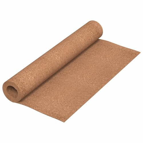 vidaXL Rouleau en liège Marron 100 x 200 x 0,5 cm Liège