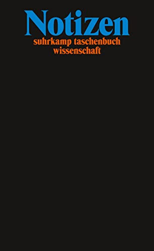 Notizbuch 50 Jahre stw: Notizen (suhrkamp taschenbuch wissenschaft)