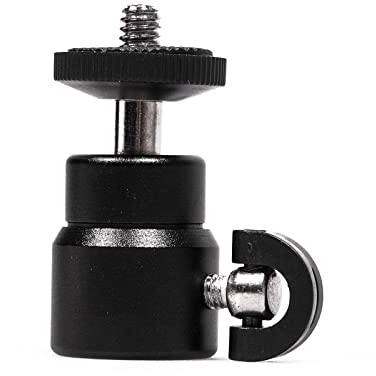 HWAMART Mini 360° Swivel Ball Head 1/4 Screw Mount Stand Metal Tripod Ballhead for Cameras, DSLR DSR Camera, Monopod, Slider, Tripod