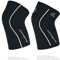 Rodilleras BANBROKEN (2 unds) - 5mm Knee Sleeves - Gimnasio, Deporte Funcional, CrossTrain, Levantamiento de Pesas, Running y Otros Deportes. 1 PAR - Unisex. (Negro, SMALL))