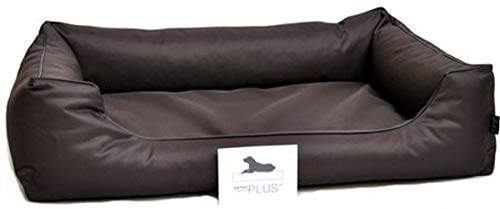 Lebon Hundebett Paula PLUS - Dunkelbraun 80 x 60 cm