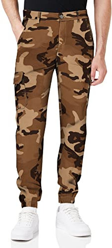 Urban Classics Cargo Jogging Pants 2.0 Pantalons, Darkground Camo, 36 Homme