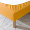 Cache-sommier 180x200 Jaune – 100% Coton Jersey Extensible – Doux, Résistant, Facile à Installer – Oeko-TEX – pour sommier de 15 à 30 cm