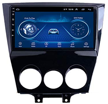 2DIN Android Auto Navigation Stereo mit Navi für Mazda RX8 2003-2010 GPS Navigation 9 Zoll In Dash Unterhaltung MP5 Multimedia Player Radio Video