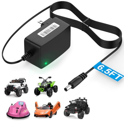 12V Battery Charger for Kids Ride On Toys Car, for Best Choice Products SUV Kid Trax Ride-on-Toys Ferrari, Mercedes, Universal Charging Kids Riding Toy Power Supplies