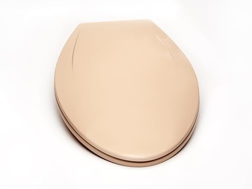 Bath Décor 2Q1E6-20 Deluxe Slow Close Plastic Toilet Seat with Vari Adjust R'N'C Hinge and Quik-Lok Mounting Hardware, Venetian Pink