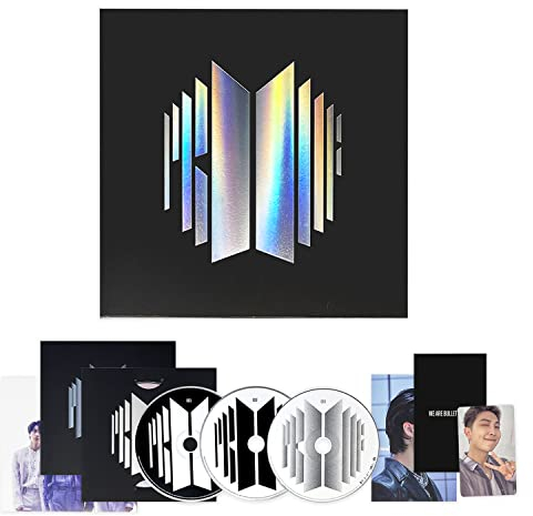 BTS - [Proof] (Compact Edition) Outer Sleeve + Booklet + CD Plate + CD + Photocard + Postcard + Mini Poster + Discography Guide + 2 Pin Button Badges + 10 Photos
