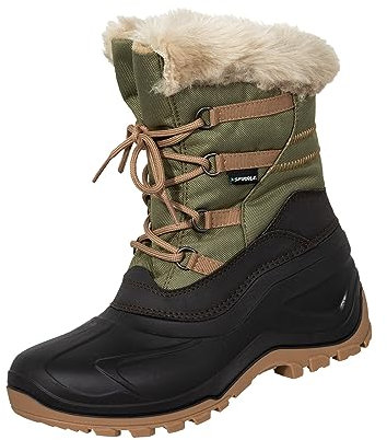 Spirale Winterstiefel Evelin Damenstiefel gefüttert grün 41