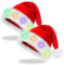 DAZZTIME LED Leuchtende Weihnachtsmütze,Weihnachtsmützen Erwachsene,Weihnachtsmütze Unisex Nikolausmütze mit leuchtendem eignen sich,für Weihnachten Partys Feiertage und Neujahrsgeschenk