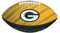 Wilson American Football NFL Team Tailgate, Gummi, Grün / Gelb, Junior