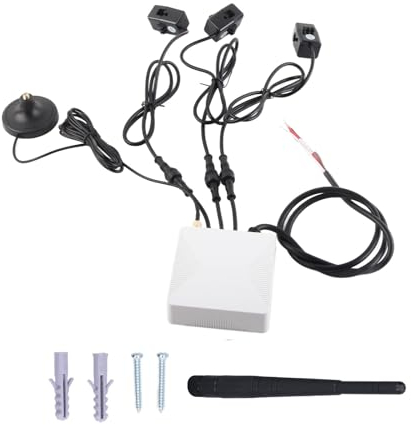 WiFi Smart Home Energy Monitor 3 Phasen Smart Power Meter 100-240V mit 3 Stück 80A Sensor für Zuhause