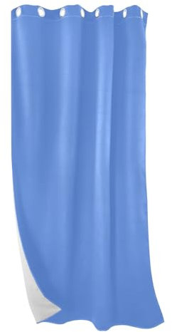 RPLIFE Cornflower Blue Single Window Curtain, Blackout Curtains Small Window Heat Blocking Window Curtains, 84 Inches Long