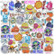 One Piece Doodle 50 ct Vinyl Large Deluxe Stickers Variety Pack - Laptop, Water Bottle, Scrapbooking, Tablet, Skateboards, Indoor/Outdoor