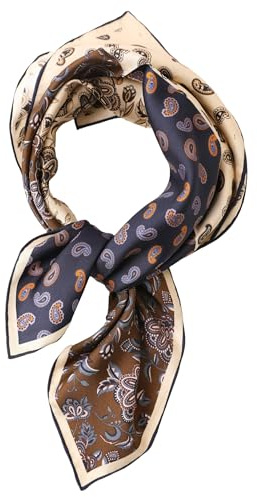 Prettystern herr dam rent siden bandana handrullad sidenhalsduk unisex Nickitduk