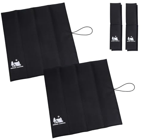 Torytoe 2 Stück Outdoor Sitzkissen Faltbar, Wasserdichtes Isoliertes Sitzunterlage Outdoor Tragbares Faltbares Sitzkissen Geeignet für Reisen im Freien, Picknick, Wandern usw.