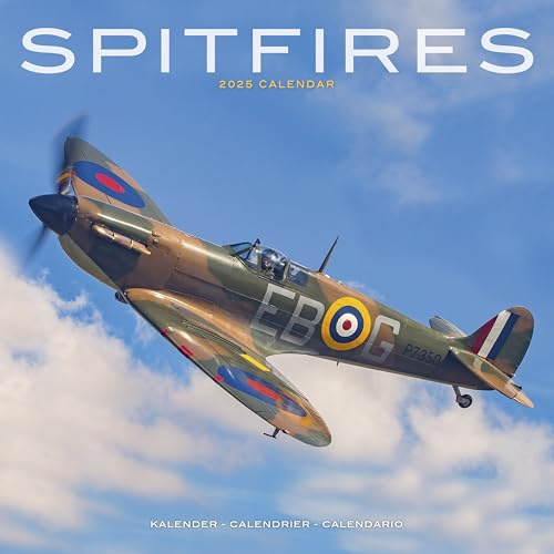 Spitfires – Spitfire – Britisches Jagdflugzeug 2025: Original Avonside-Kalender [Mehrsprachig] [Kalender] (Wall-Kalender)