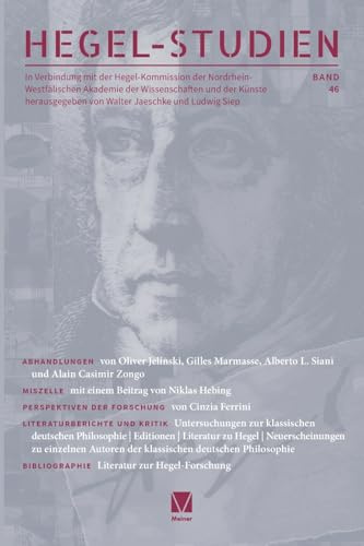 Hegel-Studien Band 46