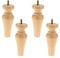 Wood Sofa Legs Set of 4-6 Inch Replacement Wooden Furniture Feet Leg for Couch Chair