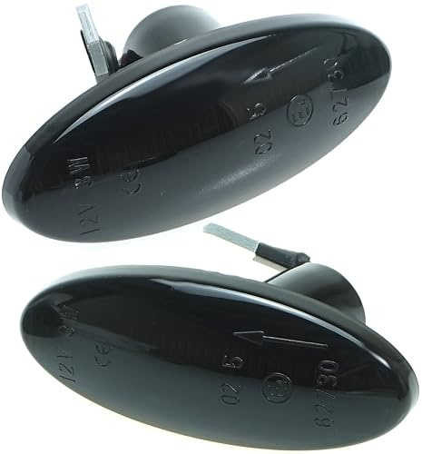 LED Seitenblinker kompatibel mit Opel Vectra B + Caravan Kombi + CC, schwarz getönt smoked