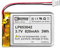 EEMB 3.7V 820mAh 653042 Lipo Batteria ricaricabile agli ioni di polimero di litio con connettore JST-Assicurarsi che la polarità del dispositivo corrisponda alla batteria prima dell'acquisto!!!