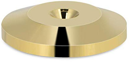 Pieds de Haut-Parleur 8 Pcs Universel Cuivre Haut-Parleur Choc Base Pad Isolation Pieds Tapis Disque De Sol(Gold)