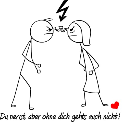 Du nervst, aber ohne dich gehts auch nicht!: ♥ Eine wundervolle und kreative Liebesbotschaft, um an die einzigartigen Momente in einer Beziehung zu erinnern. ♥
