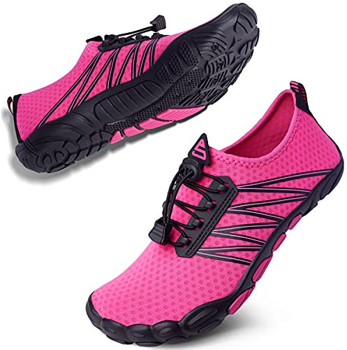 SEEKWAY Wasserschuhe Damen Herren Erwachsene Quick-Dry Aquaschuhe Barfuß für Strand Schwimmen Fluss Pool See Wandern Kajakfahren Surfen SP001 42EU