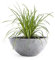 Pflanzwerk® Pflanzkübel Pflanzschale Bowl Ø 55cm Lava Hellgrau *Frostbeständige Blumenschale* *Deutsche Premiumqualität* *Lotus-Effekt Imprägnierung*