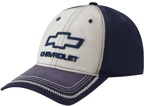 Concept One Unisex-Erwachsene Chevrolet Dad Hat, Logo Cotton Adjustable Baseball Cap with Curved Brim Baseballkappe, Blau, Einheitsgre