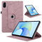 TEDTIKJT Custodia per Honor Pad X9 11.5 2023/ Pad X8 Pro Pelle PU Flip Portatile Protezione Tablet Cover Honor Pad X9 11.5 360°Multi Angolo Ruotabile Supporto Custodia, Oro Rosa