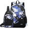 Amythe Schulrucksack Jungen Teenager 2 Teilig mit Sling Bag Herren Casual Daypack，Schultaschen-Set für 9-18 Jahren, Große Kapazität Wasserdicht Camouflage Rucksack Schule Mädchen, Blau