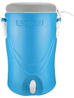 Pinnacle Platino 5 Gallon, Distributeur de boissons isotherme idéale pour fêtes, compétitions sportives, événements, 20 Litres, Hydra Bleu